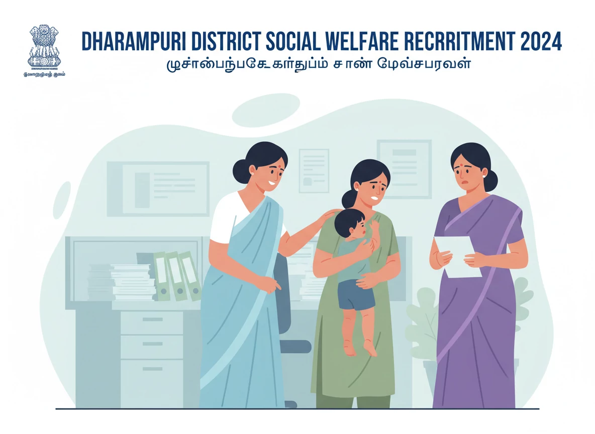 தர்மபுரி மாவட்ட சமூகநல அலுவலகம் – வழக்கு தொழிலாளர் ஆட்சேர்ப்பு